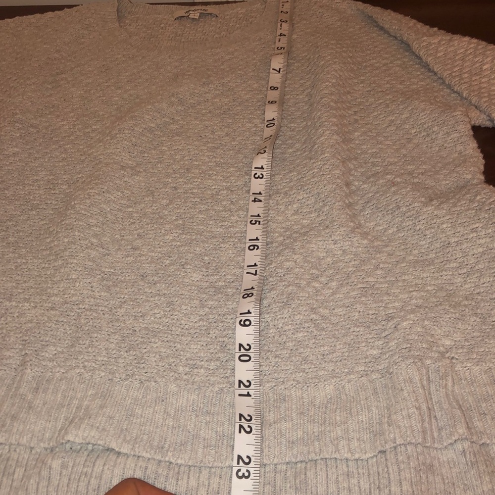 Madewell Gray Pullover Sweater Large - Picture 7 of 8
